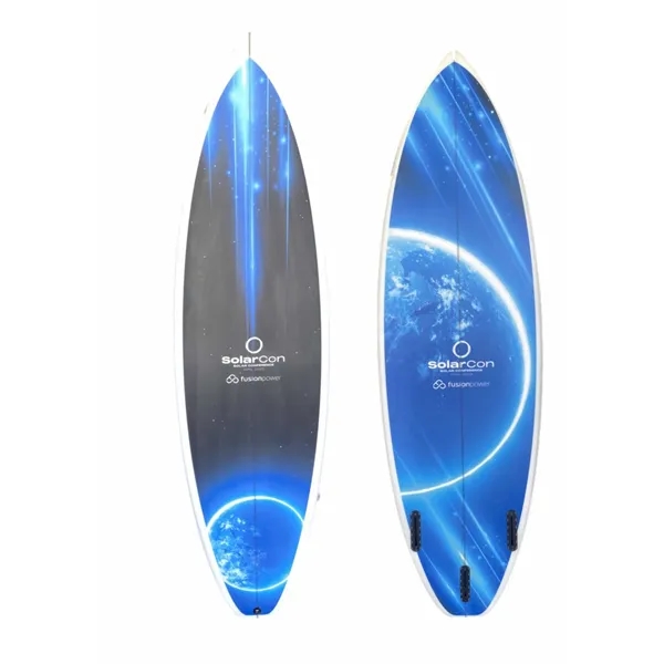 Custom 6' hand-glassed surfboard with wood stringer, bi-ax glass, and resin.... from ASI 72657 Active Life Promo / Action Sports Promo