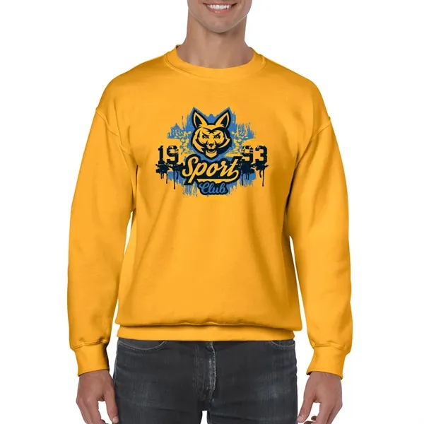 Gildan adult crewneck sweatshirt (7.75 oz.) made from a blend of... from ASI 39552 BEL Promo