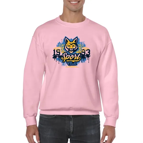 Gildan adult crewneck sweatshirt (7.75 oz.) made from a blend of... from ASI 39552 BEL Promo