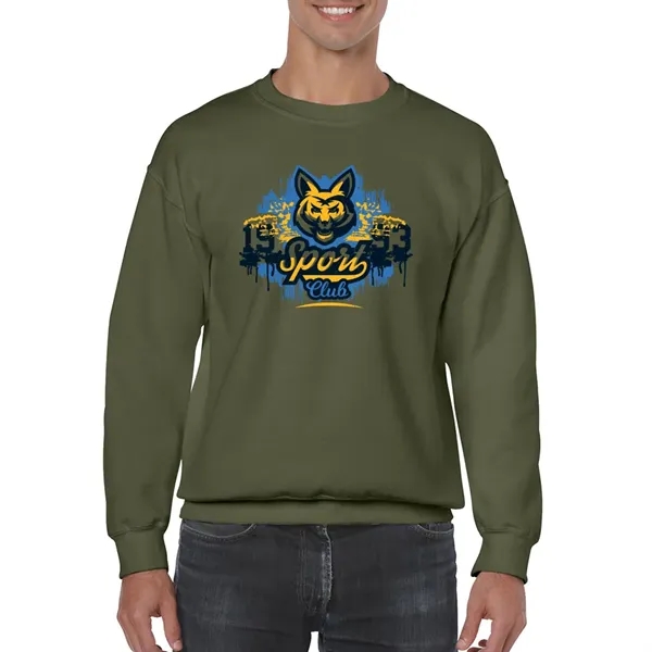 Gildan adult crewneck sweatshirt (7.75 oz.) made from a blend of... from ASI 39552 BEL Promo