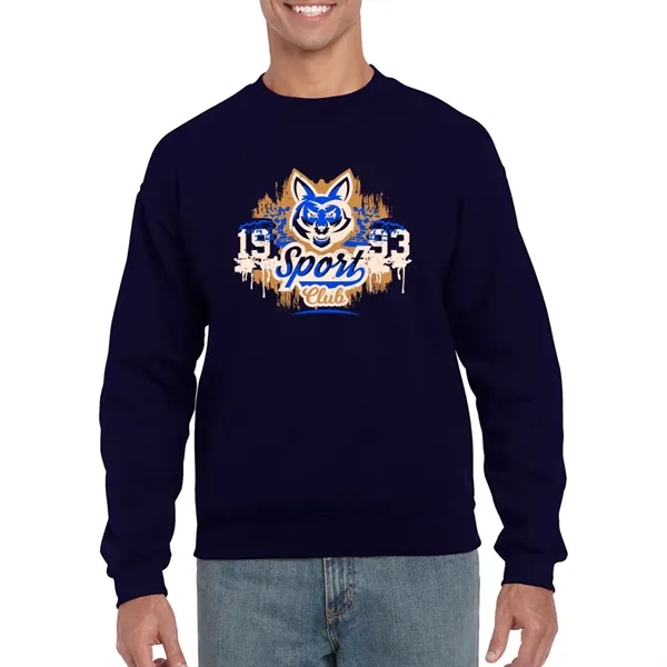 Gildan adult crewneck sweatshirt (7.75 oz.) made from a blend of... from ASI 39552 BEL Promo