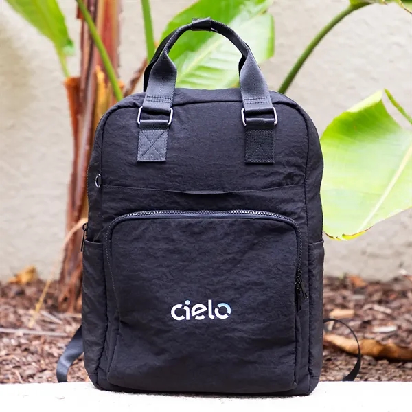 11.41" w x 15.35" h x 5.11" d, 14.7 Liters, recycled... from ASI 90913 Terry Town