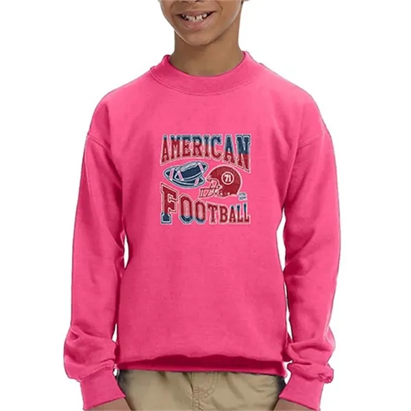 Youth crewneck Gildan sweatshirt (7.75 oz.) made from a blend of... from ASI 39552 BEL Promo