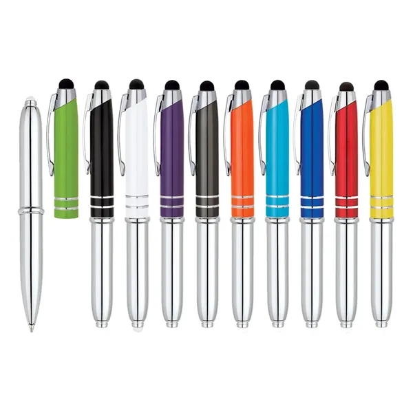 3-in-1 Metal Capped Ballpoint Pen... from ASI 31517 Admart Products / Admart Line