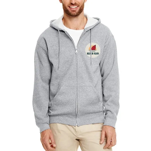 Gildan adult hooded sweatshirt (7.75 oz.) made from a blend of... from ASI 39552 BEL Promo