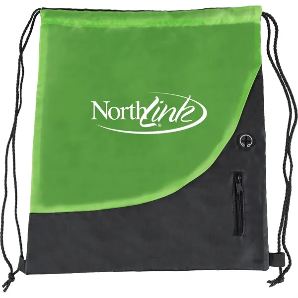 Backpack made of 210 denier polyester with earbud outlet.... from ASI 54100 Fields Manufacturing Inc / TargetLine®