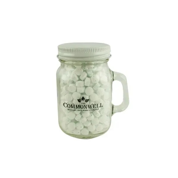 Glass Mini Mason Jar with mints.... from ASI 44900 NC Custom (CI/Lanco)