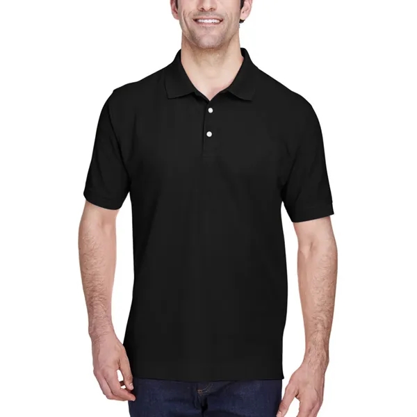 Short sleeve pique polo made of pima cotton with Dura-Pearl™ buttons... from ASI 39552 BEL Promo