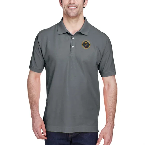 Short sleeve pique polo made of pima cotton with Dura-Pearl™ buttons... from ASI 39552 BEL Promo