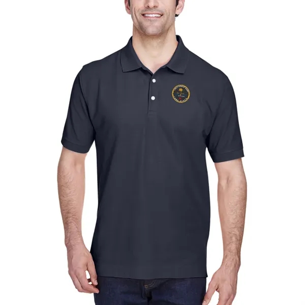 Short sleeve pique polo made of pima cotton with Dura-Pearl™ buttons... from ASI 39552 BEL Promo