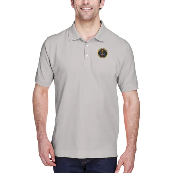 Short sleeve pique polo made of pima cotton with Dura-Pearl™ buttons... from ASI 39552 BEL Promo