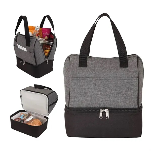 Two-Tone Heather Lunch Cooler Bag... from ASI 31517 Admart Products / Admart Line