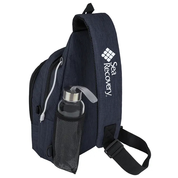 Torrent Crossbody Sling Bag. Premium padded, adjustable crossbody strap for max... from ASI 46755 Cosmo Promos