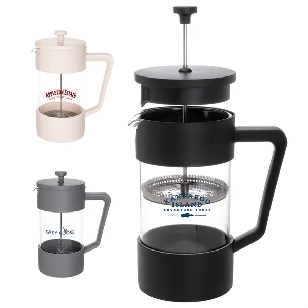 Wheat Straw French Press. 1000ml capacity. Made w/ sustainable wheat straw.... from ASI 46755 Cosmo Promos