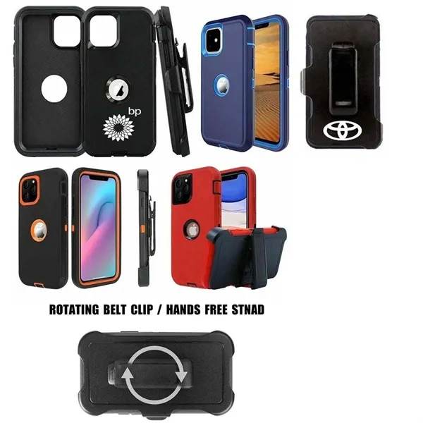 iBank® iPhone 16 Pro Max Shockproof Case with Belt Clip and... from ASI 79909 Promotek
