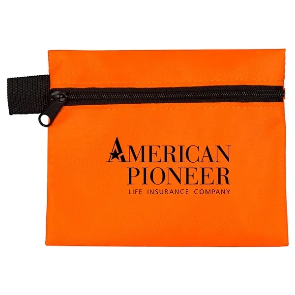 13 piece first aid kit with a zippered pouch, bandages, antiseptic... from ASI 62660 Innovation Line