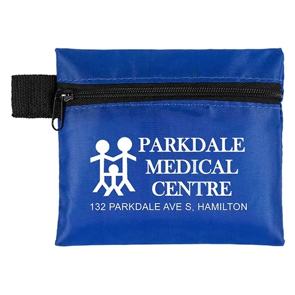 13 piece first aid kit with a zippered pouch, bandages, antiseptic... from ASI 62660 Innovation Line