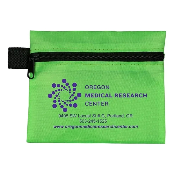 13 piece first aid kit with a zippered pouch, bandages, antiseptic... from ASI 62660 Innovation Line