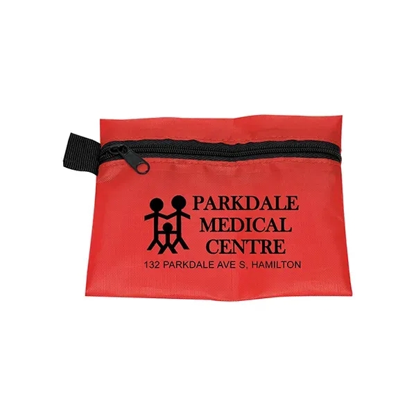 13 piece first aid kit with a zippered pouch, bandages, antiseptic... from ASI 62660 Innovation Line