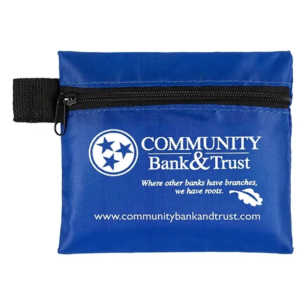 14 piece first aid kit with a zippered pouch, bandages, antibiotic... from ASI 62660 Innovation Line