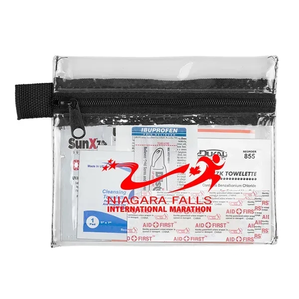 14 piece first aid kit with a zippered pouch, bandages, antibiotic... from ASI 62660 Innovation Line