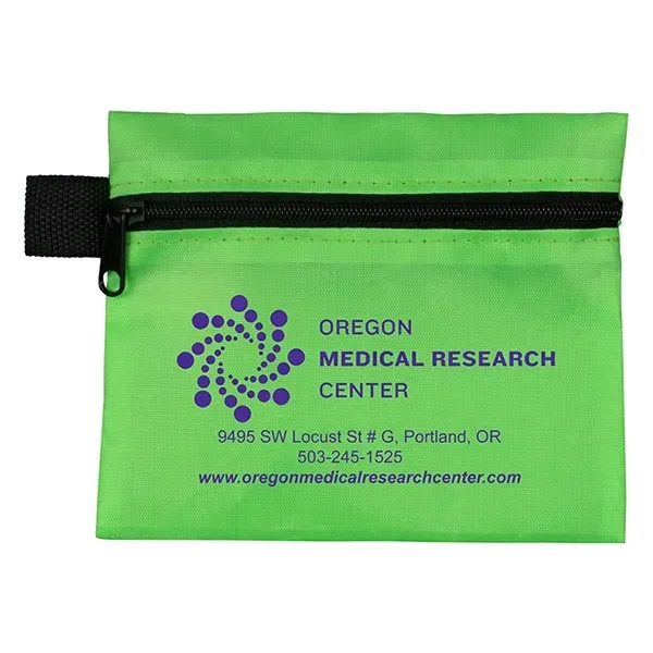 14 piece first aid kit with a zippered pouch, bandages, antibiotic... from ASI 62660 Innovation Line