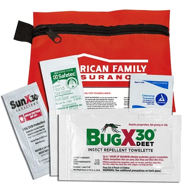 5" x 4 1/4" vinyl and polyester zippered pouches with insect... from ASI 62660 Innovation Line