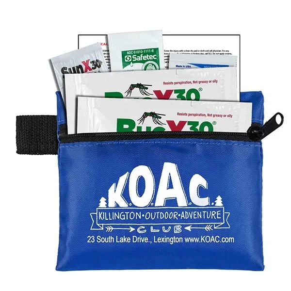 5" x 4 1/4" vinyl and polyester zippered pouches with insect... from ASI 62660 Innovation Line