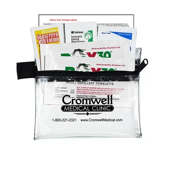 5" x 4 1/4" vinyl and polyester zippered pouches with insect... from ASI 62660 Innovation Line