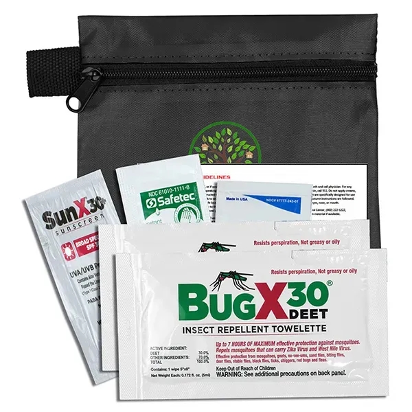 5" x 4 1/4" vinyl and polyester zippered pouches with insect... from ASI 62660 Innovation Line