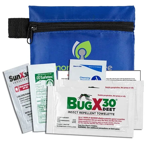 5" x 4 1/4" vinyl and polyester zippered pouches with insect... from ASI 62660 Innovation Line
