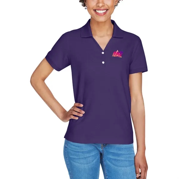 Ladies' short sleeve pique polo made of pima cotton with rib... from ASI 39552 BEL Promo