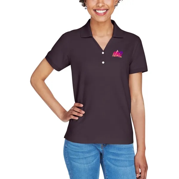 Ladies' short sleeve pique polo made of pima cotton with rib... from ASI 39552 BEL Promo