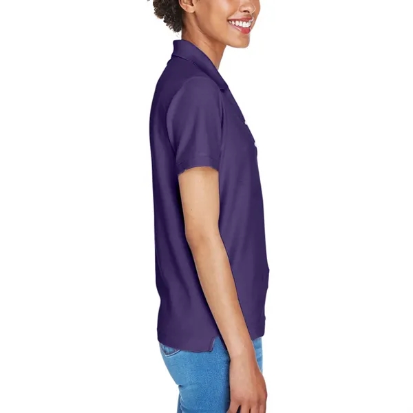 Ladies' short sleeve pique polo made of pima cotton with rib... from ASI 39552 BEL Promo