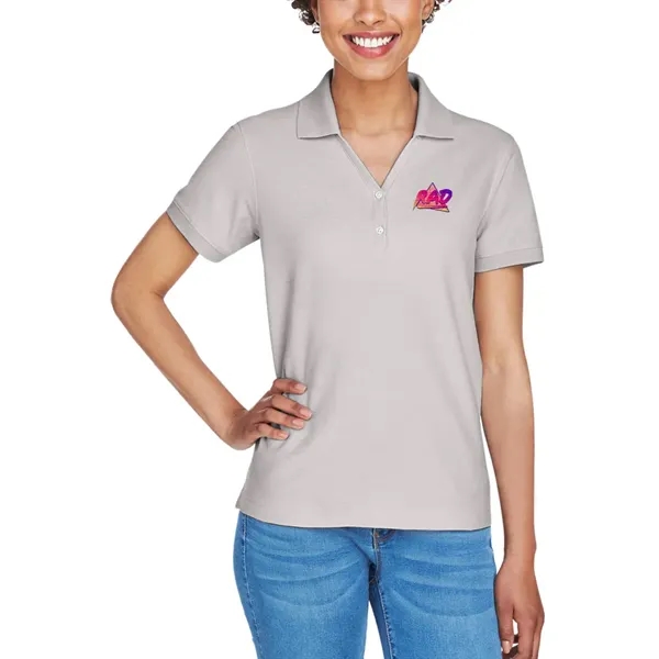 Ladies' short sleeve pique polo made of pima cotton with rib... from ASI 39552 BEL Promo
