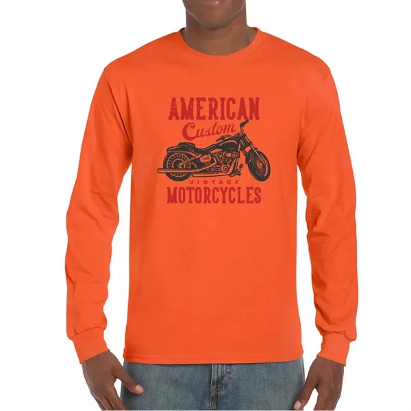 Gildan long sleeve 6.1 oz. pre-shrunk 100% Ultra Cotton T-shirt with... from ASI 39552 BEL Promo