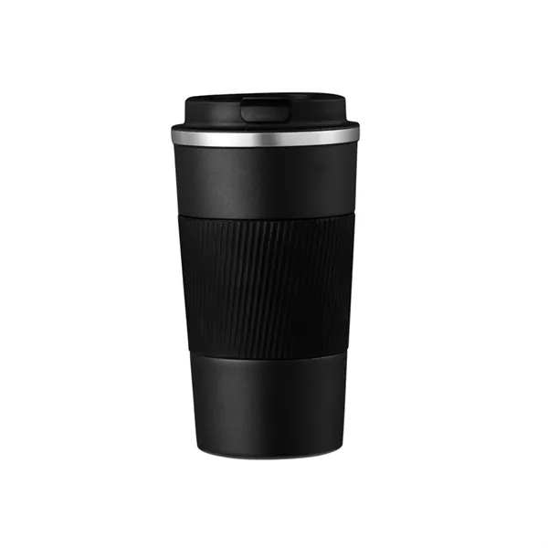 Powder coated stainless steel insulated thermal tumbler with lid and imprint... from ASI 37218 Athena Promo (tm)