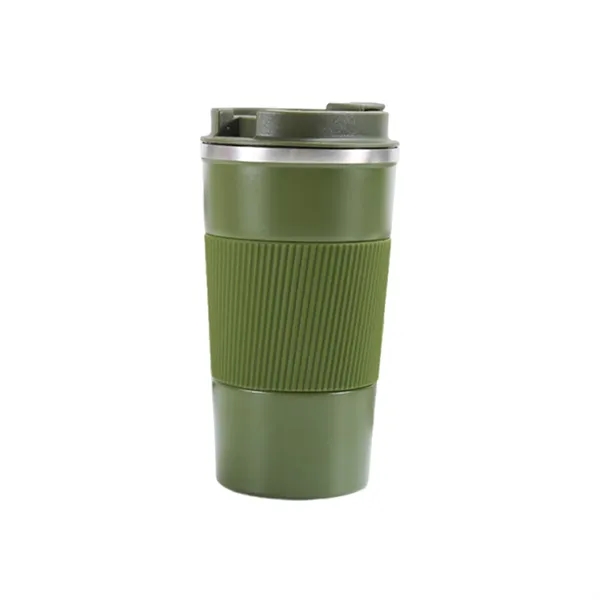 Powder coated stainless steel insulated thermal tumbler with lid and imprint... from ASI 37218 Athena Promo (tm)