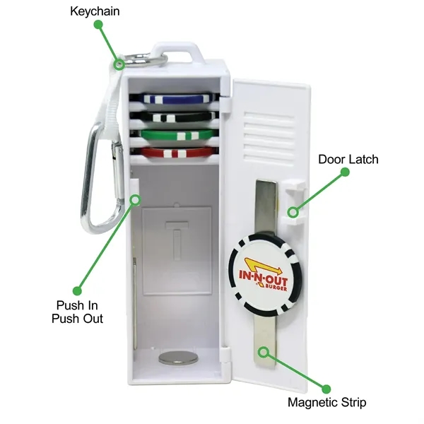 The Marker Locker is a dedicated space to safely store golf... from ASI 38120 Ball Pro / Diversified Quality Kitchenware