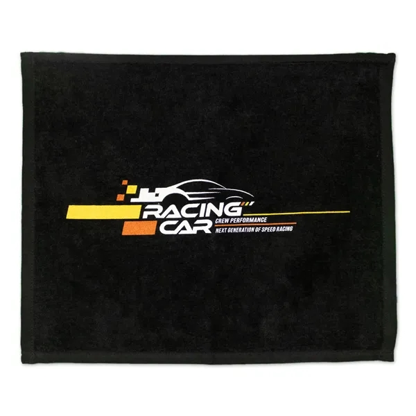 15" x 18" terry velour, hemmed, 100% cotton rally towel.... from ASI 79750 Pro Towels