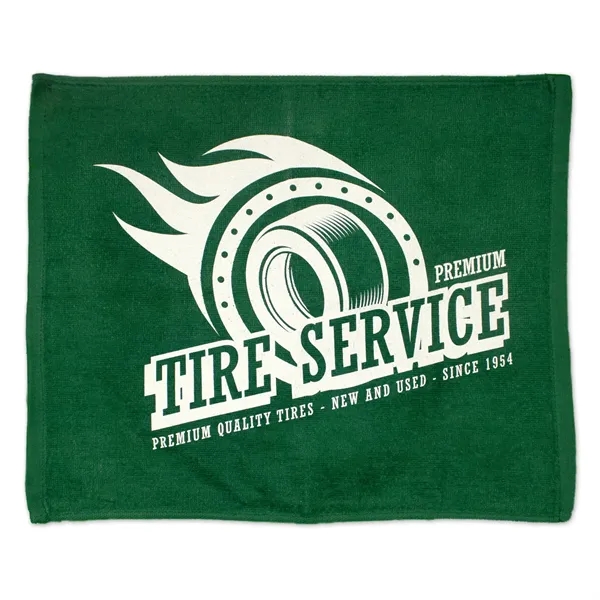 15" x 18" terry velour, hemmed, 100% cotton rally towel.... from ASI 79750 Pro Towels