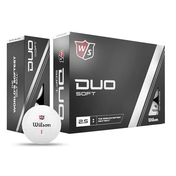 Wilson Staff DUO golf balls, box contains 12 white balls and... from ASI 38120 Ball Pro / Diversified Quality Kitchenware