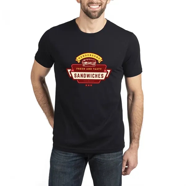 Next Level pre-shrunk men's polyester / cotton sheer jersey tee with... from ASI 39552 BEL Promo