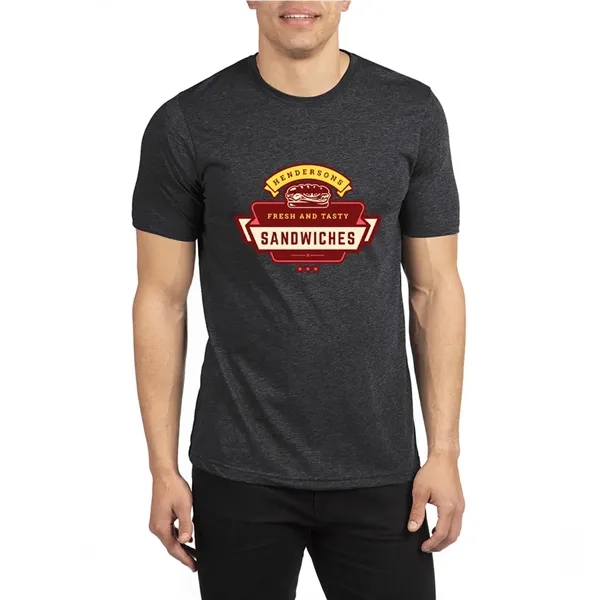 Next Level pre-shrunk men's polyester / cotton sheer jersey tee with... from ASI 39552 BEL Promo