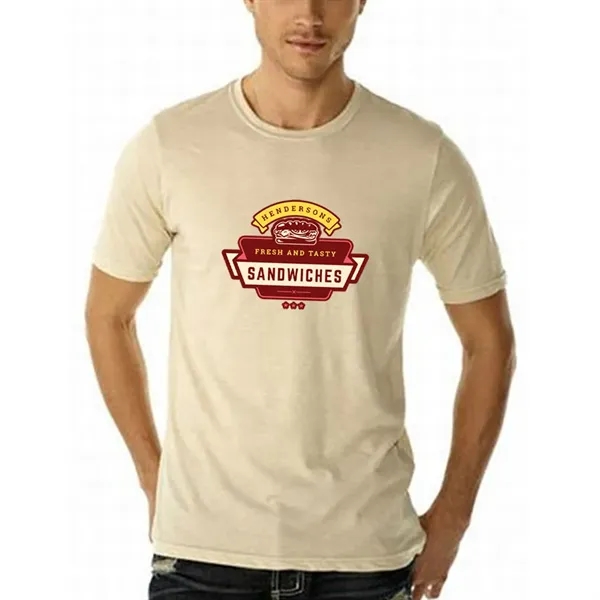 Next Level pre-shrunk men's polyester / cotton sheer jersey tee with... from ASI 39552 BEL Promo