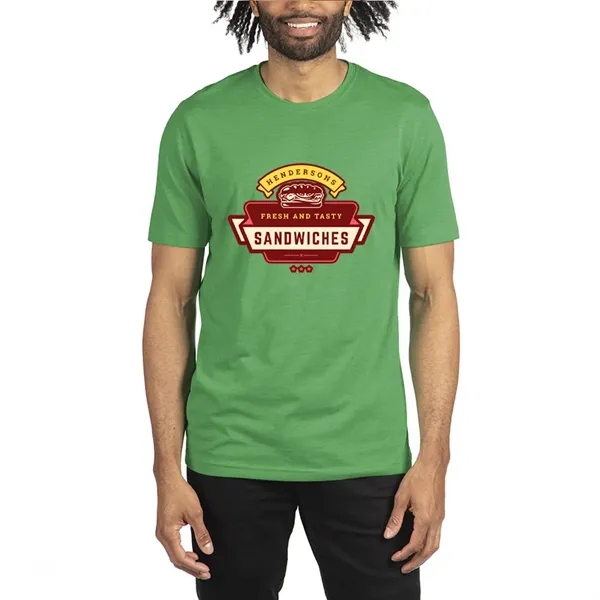 Next Level pre-shrunk men's polyester / cotton sheer jersey tee with... from ASI 39552 BEL Promo