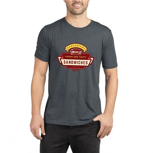 Next Level pre-shrunk men's polyester / cotton sheer jersey tee with... from ASI 39552 BEL Promo