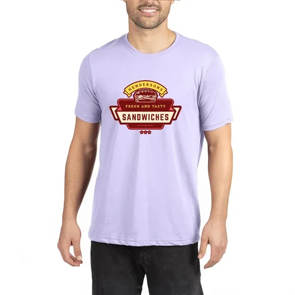 Next Level pre-shrunk men's polyester / cotton sheer jersey tee with... from ASI 39552 BEL Promo