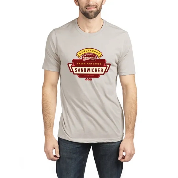 Next Level pre-shrunk men's polyester / cotton sheer jersey tee with... from ASI 39552 BEL Promo