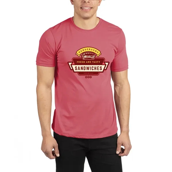 Next Level pre-shrunk men's polyester / cotton sheer jersey tee with... from ASI 39552 BEL Promo